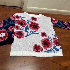 Pioneer Woman Cozy Floral Sweater